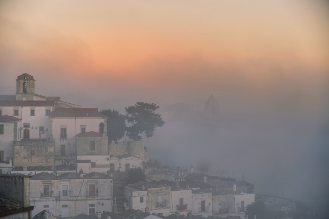 View over my hometown, Monte Sant'Angelo (Italy).